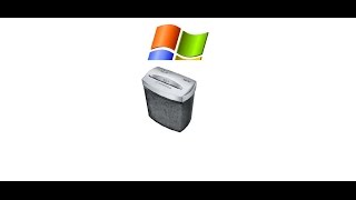 Destroying Windows XP 64-bit edition using file shredder