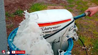 15HP EVINRUDE / JOHNSON  OUTBOARD MOTOR TEST