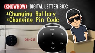 Changing Battery and Pin Code of Digital Letter Box Lock