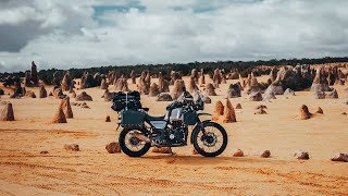 Riding across Australia, heading up the west coast, solo motorcycle camping adventure S2 Episode 14.