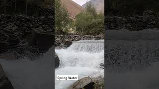 Fresh Spring Water in Misgar Hunza #islam #islamic #islamicstatus