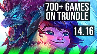 TRUNDLE vs NUNU & WILLUMP (JGL) | 9/3/10, 700+ games, Godlike | EUW Master | 14.16