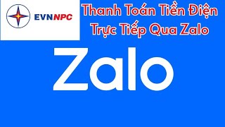 Cách đóng tiền điện qua Zalo