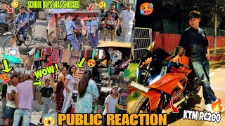 Shocking Public Reaction on Ktm Rc 200 Moto Gp edition 😍 | Superbike Reaction In Public 🥵| Harsh Kem