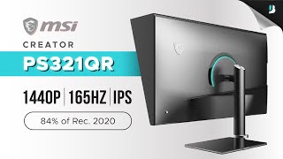 A 'CHEAP' but CAPABLE 165Hz Creator Monitor - MSI Creator PS321QR