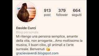 MY ACCOUNT INSTAGRAM IS: davidecurci72