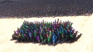 300 JEDI vs 30k Medieval Footmans | Ultimate Epic Battle Simualtor