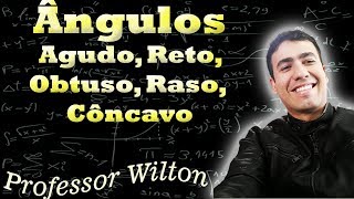 Classificação de ângulos - Professor Wilton