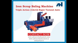 Baler for Iron Scrap – Triple Action Baling Machine/Baling Press/Compactor