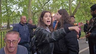 6 October 2024 To Jewish girls stand up to islamist at speakers' corner evil alw