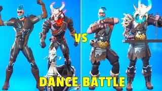 *NEW* Omegarok vs Ragnarok in Fortnite Dance Battle! (Lil' Longboat, Do The SPlit)