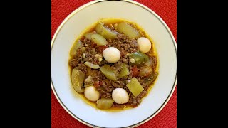 Opo Squash With Ground Beef (Upo Guisado) - Cooking With Tita