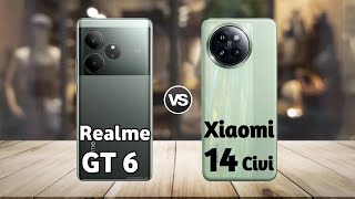 Realme GT 6 vs Xiaomi 14 Civi : Full Comparison ⚡ Which is Best?