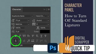 How to Troubleshoot Ligatures in Photoshop