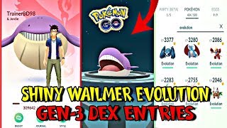 BEST PLACE TO CATCH SHINY WAILMER ★ SHINY WAILORD & RARE GEN-3 EVOLUTIONS IN POKÉMON GO