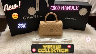 Chanel 20K Collection Mini Coco Handle Unboxing | Mod shots| What Fits Inside