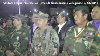 50 ańos después vuelven los heroes de Ńancahuazu a Vallegrande