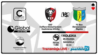 KKF Caffaro Global System Kazimierza Wielka vs FC Silesia BOX Siemianowice  -  transmisja LIVE