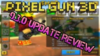 Pixel Gun 3D: 9.3.0 UPDATE REVIEW!!!