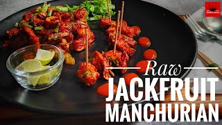 Raw jackfruit manchurian | Dry manchurian street food recipe | Crispy jackfruit fry recipe