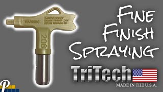 Airless Spraying Trim using TriTech Ultra Fine Finish Tips