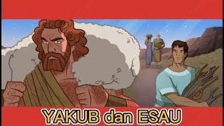 Yakub dan Esau putra kembar Ishak dan Ribka, Yakub menerima hak kesulungan Esau (Kejadian 25–27)