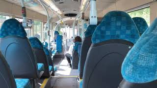 Journey on Arriva 509 between Stansted Airport and Heath Row on Wright Eclipse GN07 AVB - 3815