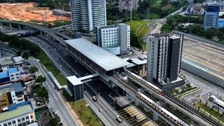 PASAR SENI STATION LRT, TO COCHRANE MRT #travel #vlog #malaysia #mrt #lrt