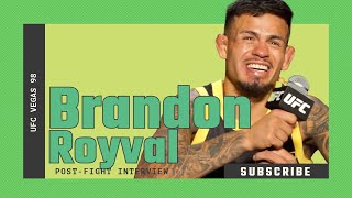 Brandon Royval full UFC Vegas 98 post-fight interview