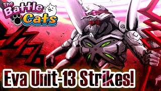 Eva Unit-13 Strikes! SUPERADO | We'll Meet Again (Merciless) | Evangelion x The Battle Cats