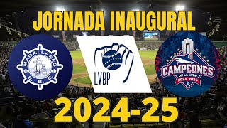 Navegantes del Magallanes vs Tiburones de La Guaira | JORNADA INAUGURAL de la LVBP 2024-25