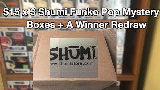 Shumi Funko Pop Mystery Boxes + Winner Redrawn