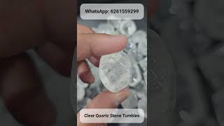 Clear Quartz Stone Tumbles #shorts