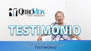 Testimonio de recuperación de dolor de espalda