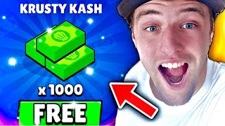 Jak Získat Navíc 1000+ Crusty Cash ZDARMA!💶✅ NOVÁ SPONGEBOB SEZÓNA V BRAWL STARS!