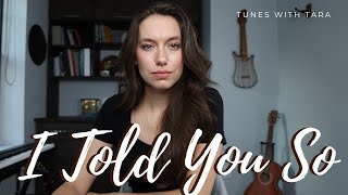 I TOLD YOU SO | Tunes with Tara | Tara Jamieson Covers Randy Travis