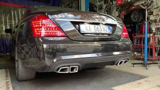 W221 s63 amg cold start and revs