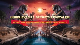 HOW THE EGYPTIANS CROSSED THE CANAL