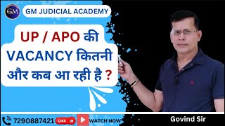 UP A.P.O 2024 Vacancy? #GM Judicial Academy#lawstudent#Govind Sir