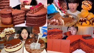 ASMR MUKBANG PAVE CHOCOLATE CAKE