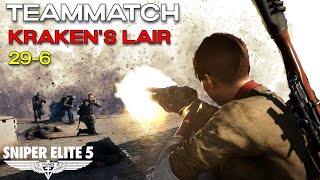 Sniper Elite 5: 29/6 on Kraken's Lair Multiplayer.