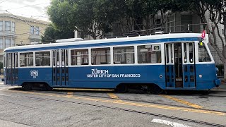 San Francisco MUNI 1952 La Brigeoise EuroPCC 737 on route F Market