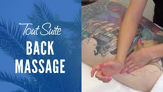 Full massage on tattooed back | Aprende la técnica para dar un masaje de espalda profesional