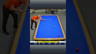 3 Cushion Billiards Trick Shots Barış Cin #billiards #당구 #shorts