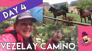 Day 4 - Vezelay Camino | Rainy day, Two Dutch pilgrims, and sleeping in a Post Office