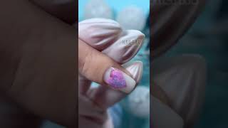 Valentine’s Day manicure tutorial with marble foil