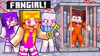 MY CRAZY FAN GIRLS Locked Me In A Prison... (Minecraft)