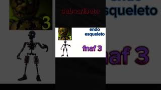 todos los endoesqueletos de cada fnaf #fnaf