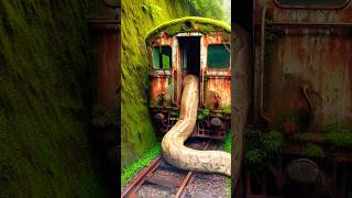 Travel Exploring: Amazing Scenery | Discovery Abandoned Train #shorts #trending #nature