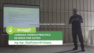 "Jornada de Riego por Goteo: Charla con el Ing. Gianfranco Di Cesare"